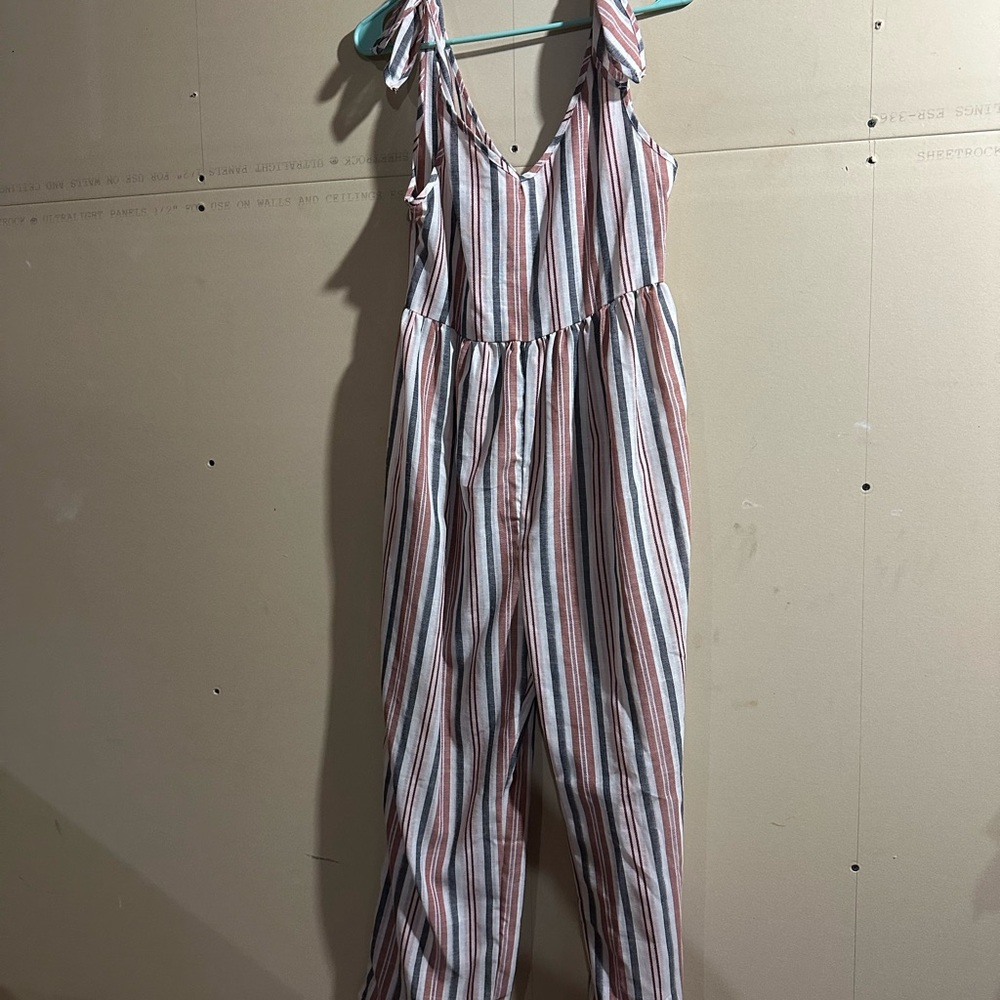 Striped Jumpsuit